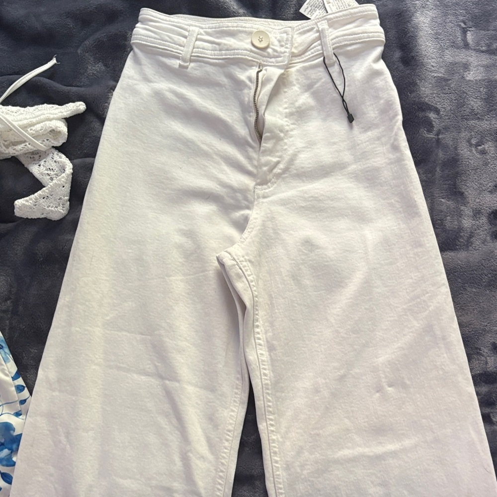 Zara Cream Trousers